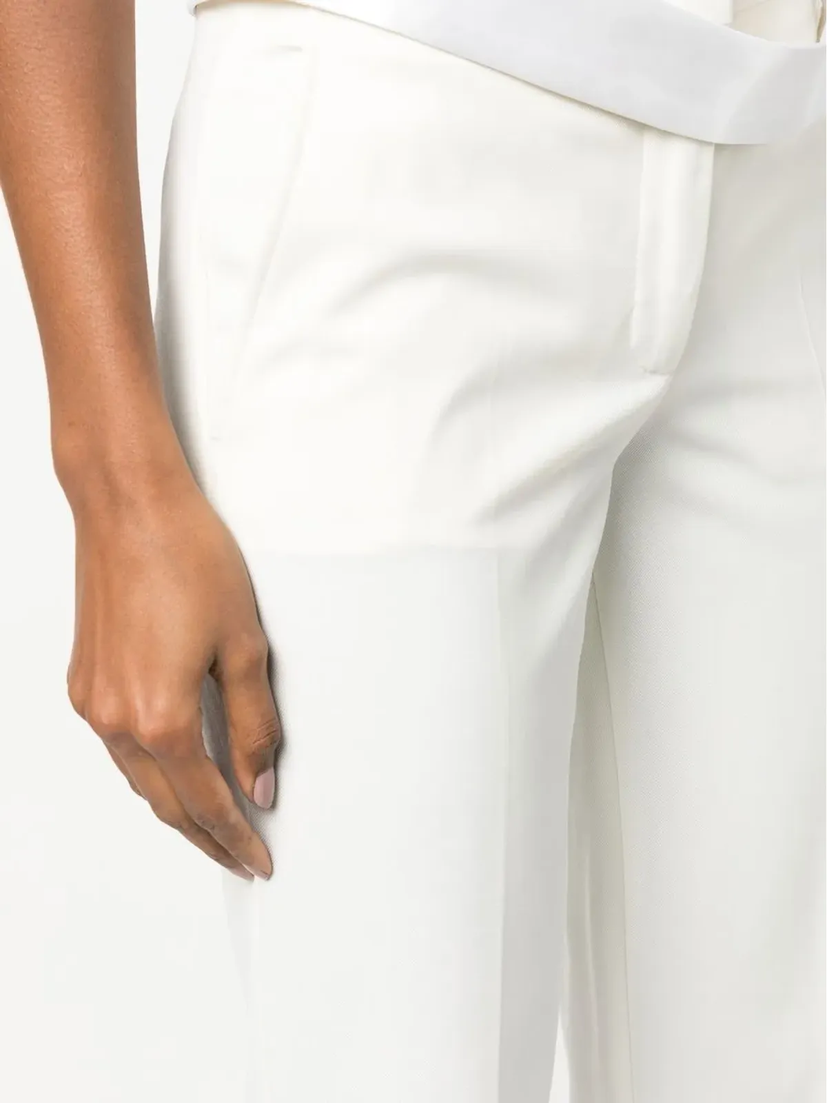 Stella McCartney サテン腰帯ディテールパンツ - 画像5
