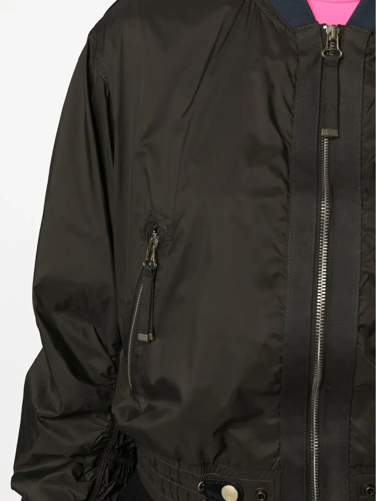 Diesel G-Noak zip-up bomber jacket - Brown - 画像5