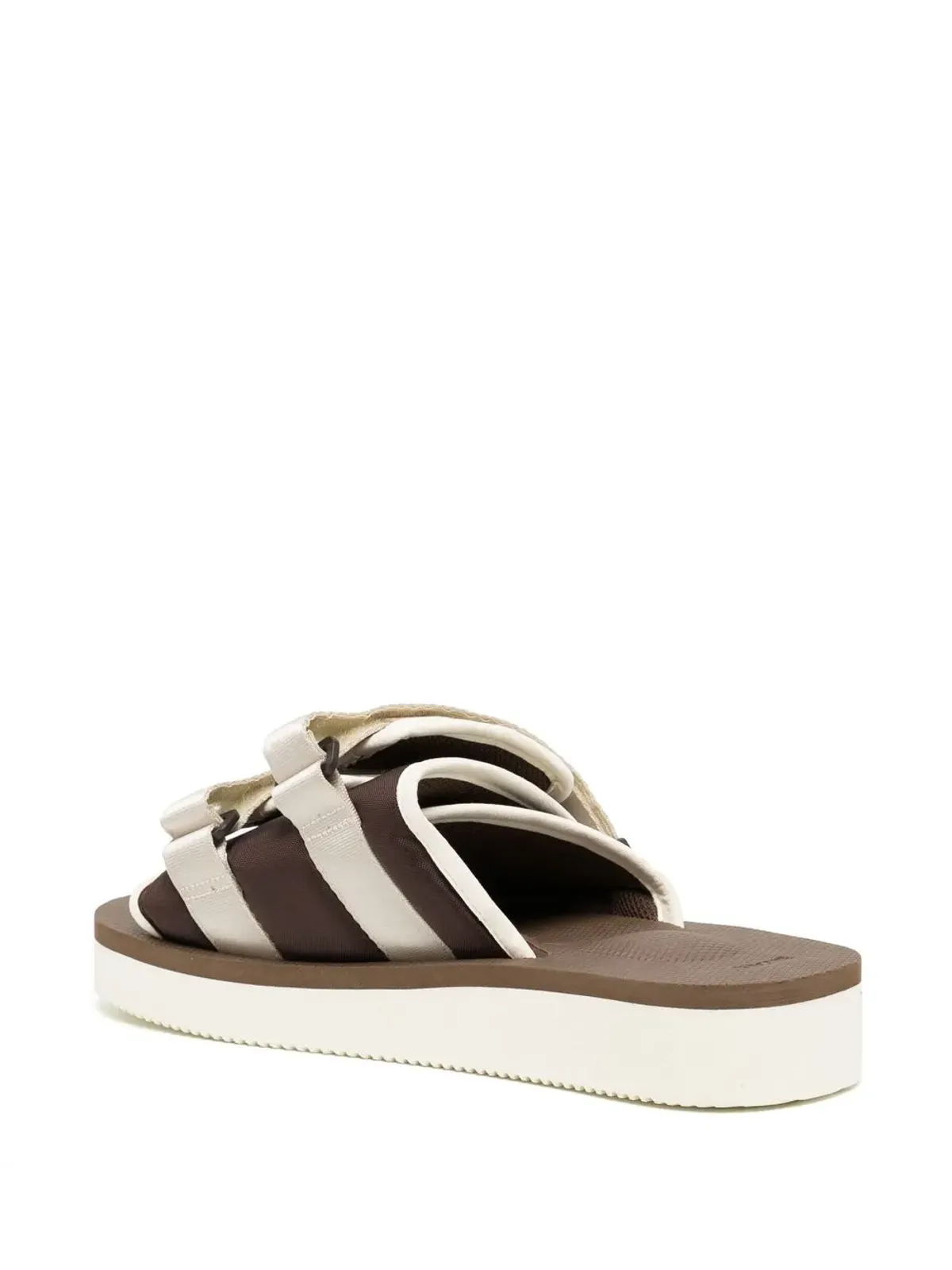 Suicoke MOTO-PO touch-strap sandals - Brown - 画像3