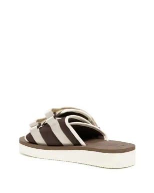 Suicoke MOTO-PO touch-strap sandals - Brown - サムネイル3