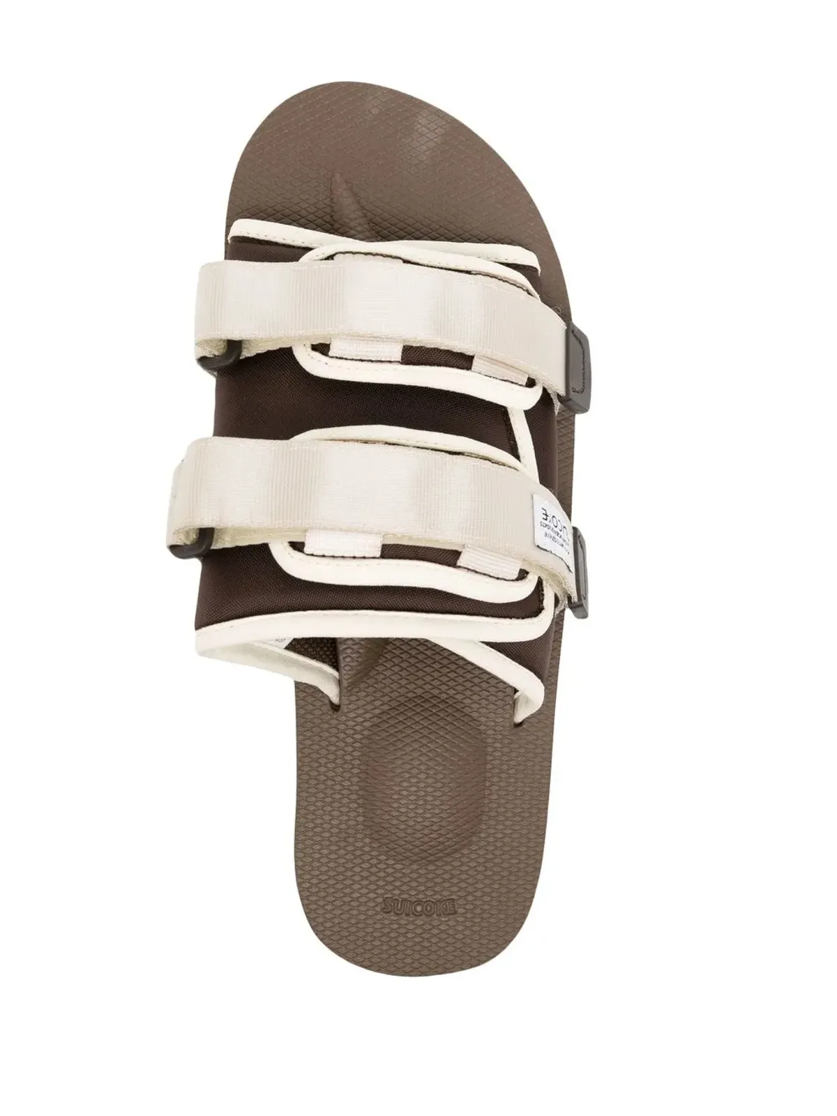 Suicoke MOTO-PO touch-strap sandals - Brown - 画像4
