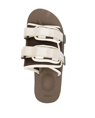 Suicoke MOTO-PO touch-strap sandals - Brown - サムネイル4