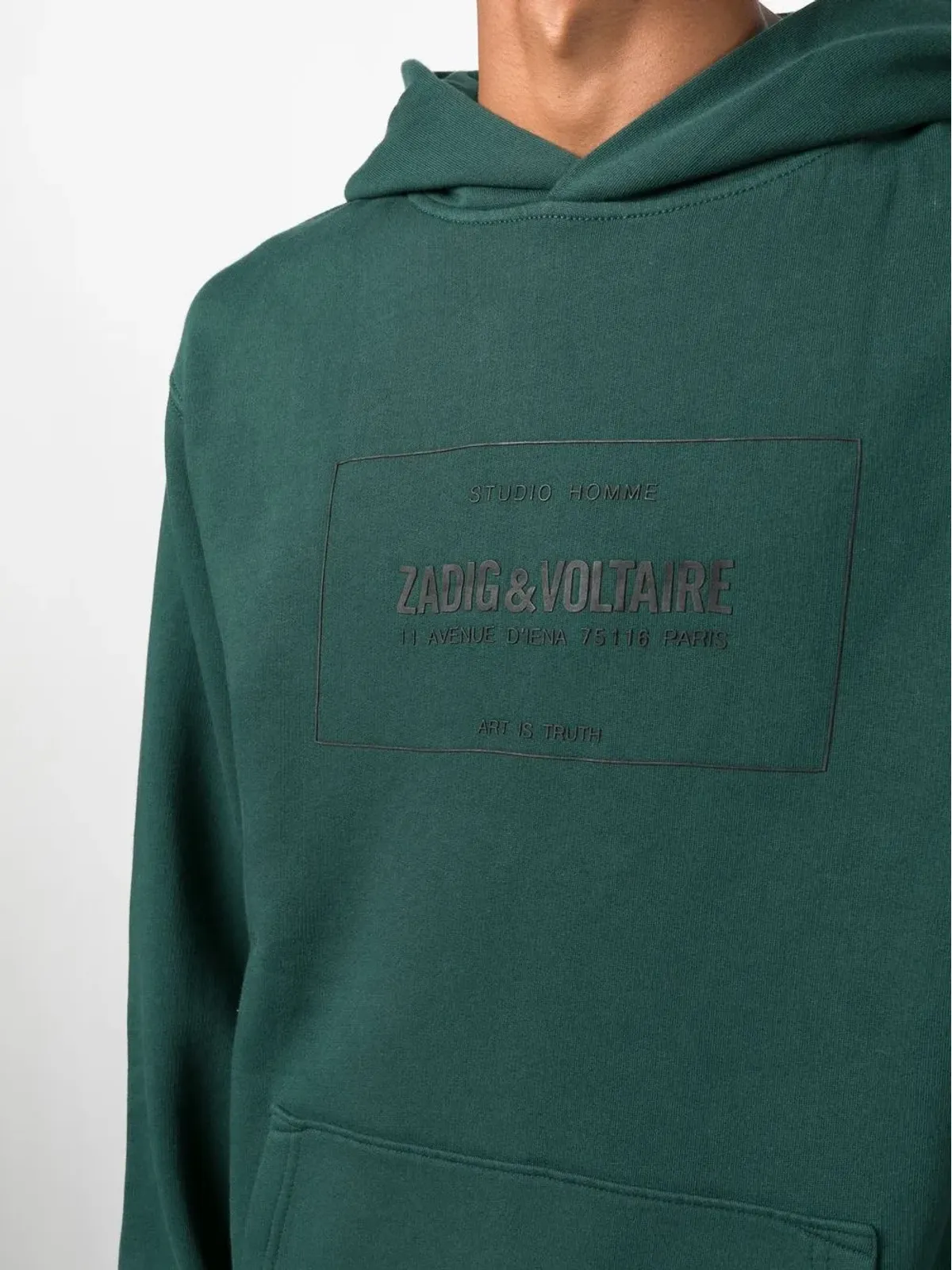 Zadig&Voltaire ロゴプリント フーディ - グリーン - 画像5