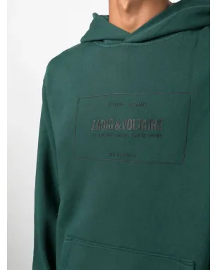 Zadig&Voltaire ロゴプリント フーディ - グリーン - サムネイル5
