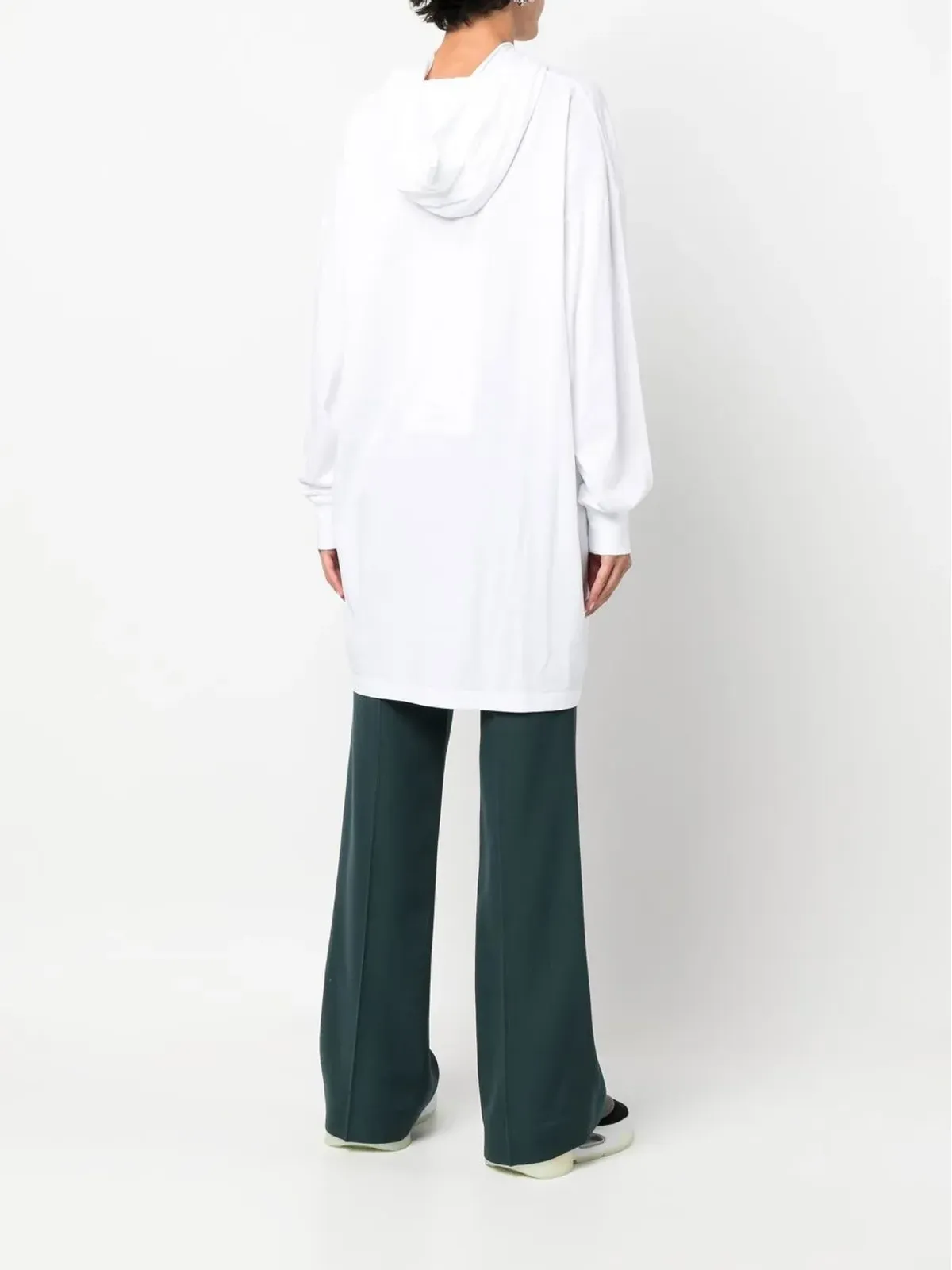 MM6 Maison Margiela ロゴ入りオーバーサイズフーディ - 画像4