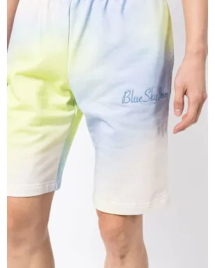BLUE SKY INN embroidered-logo tie-dye shorts - サムネイル5
