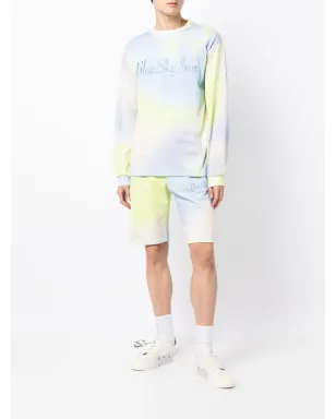 BLUE SKY INN embroidered-logo tie-dye shorts - サムネイル2