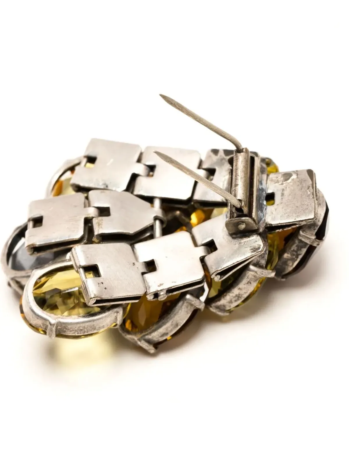 Christian Dior Pre-Owned クリスタル装飾ブローチ - 画像2