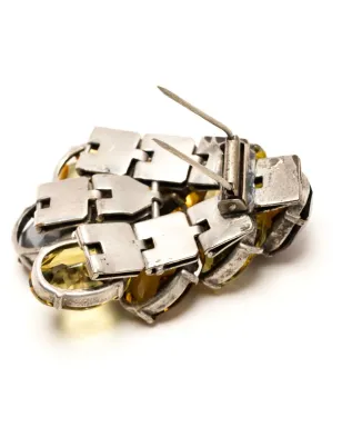 Christian Dior Pre-Owned クリスタル装飾ブローチ - サムネイル2