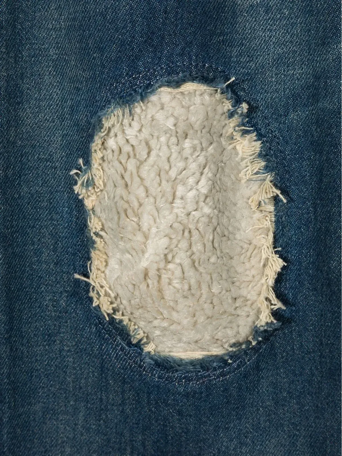 MM6 Maison Margiela Kids パッチディテール ワイドレッグジーンズ - 画像3