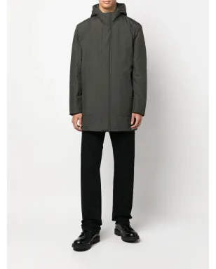 Corneliani ジップファスナー付きフードコート - サムネイル2