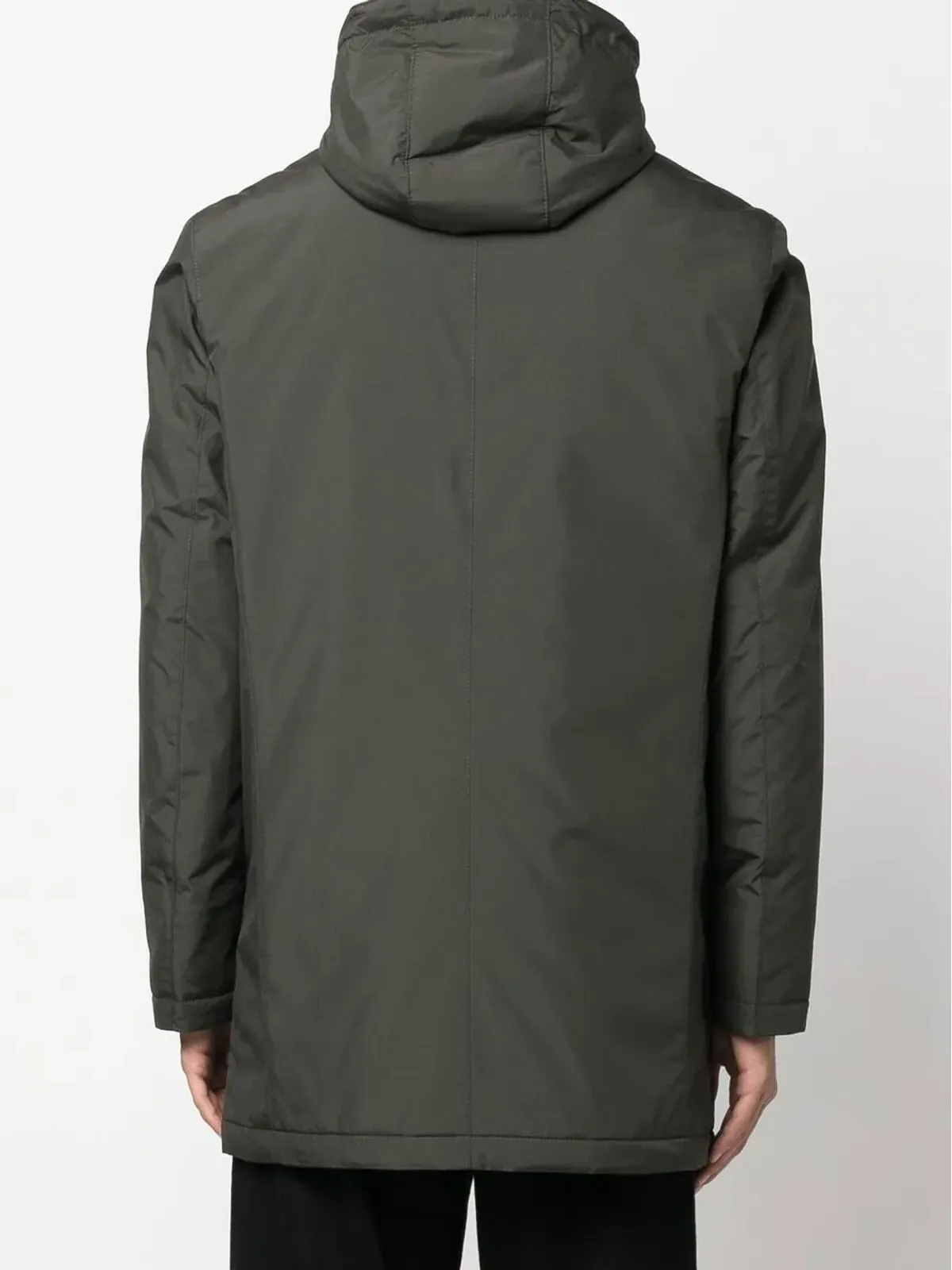 Corneliani ジップファスナー付きフードコート - 画像4