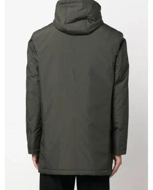 Corneliani ジップファスナー付きフードコート - サムネイル4
