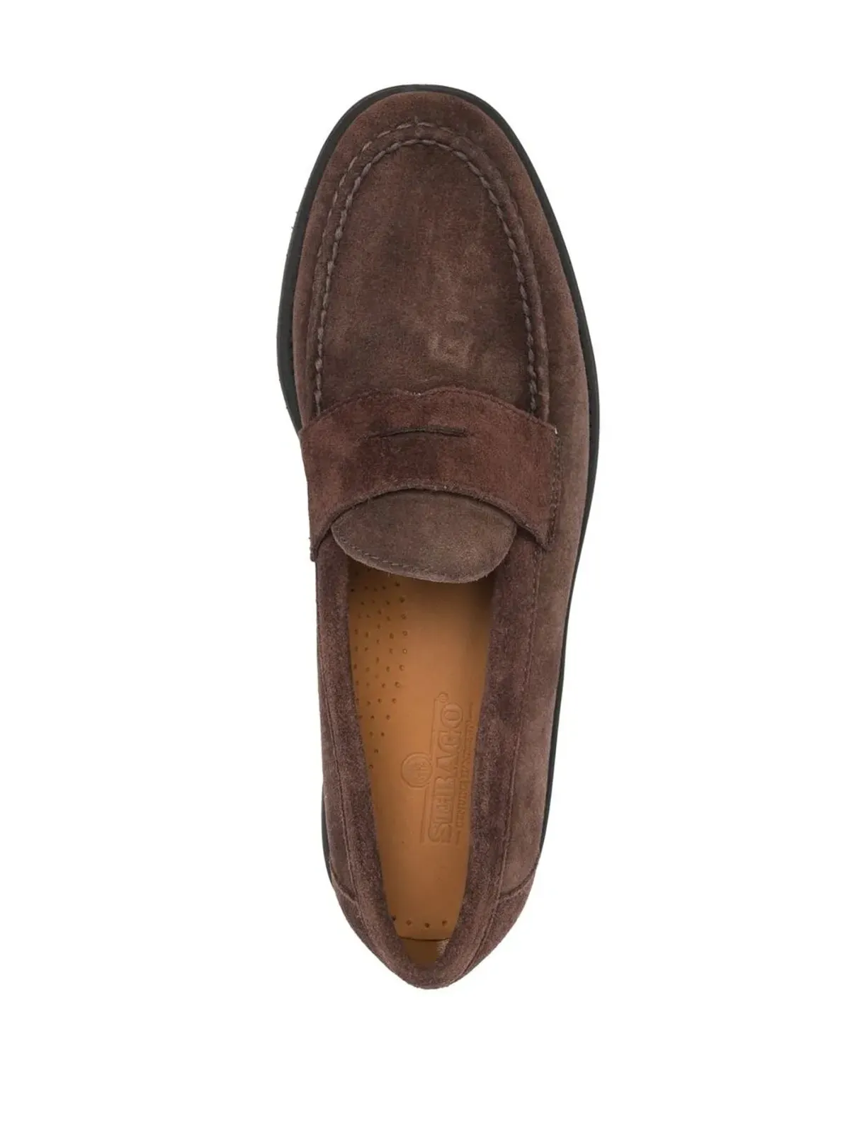 Sebago suede penny loafers - Brown - 画像4