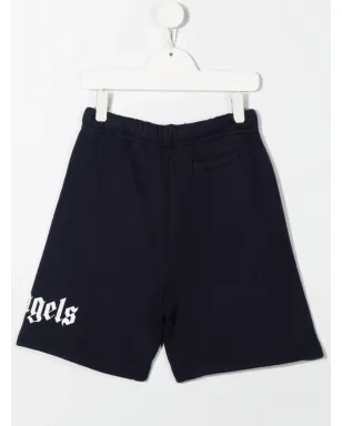 Palm Angels Kids ロゴプリントショーツ - サムネイル2