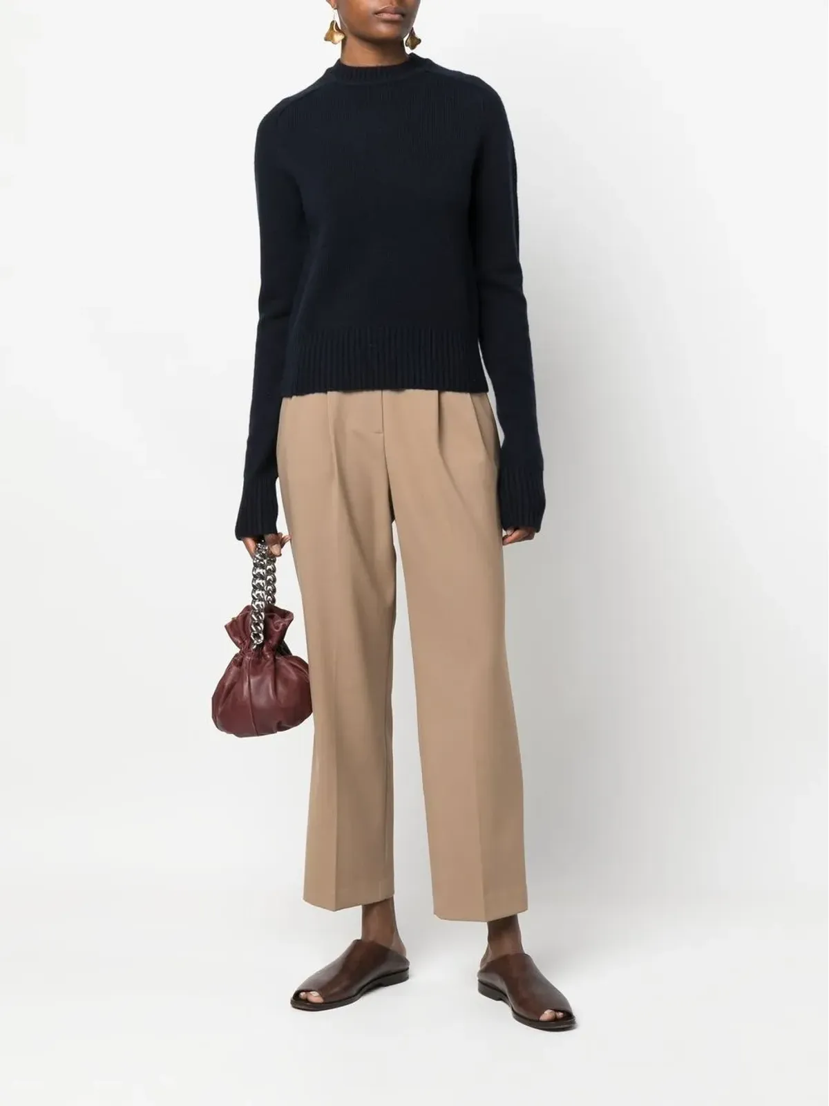 Extreme Cashmere モックネック カシミヤ ジャンパー - 画像3