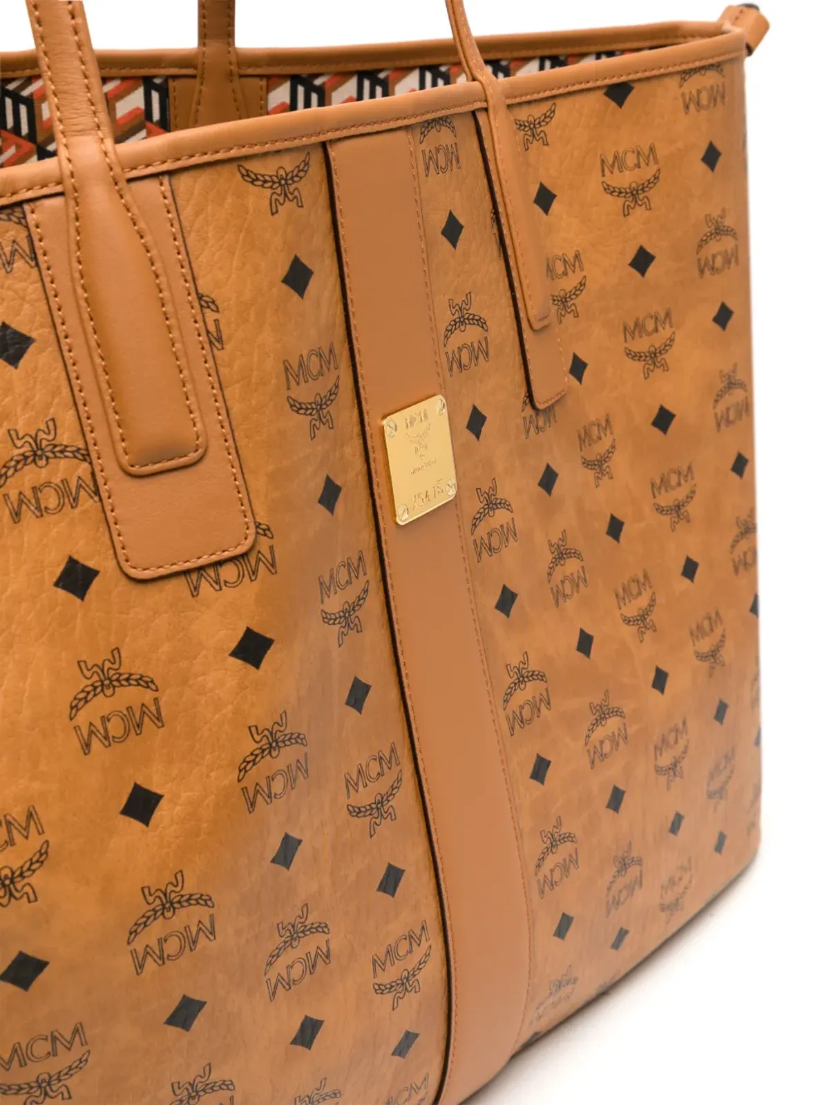 MCM 大型 Liz リバーシブル トートバッグ - 画像4
