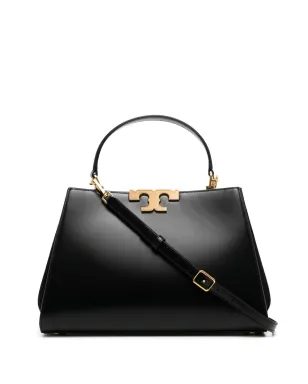 Tory Burch エレノア レザー サッチェルバッグ ブラック - サムネイル1