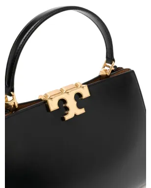 Tory Burch エレノア レザー サッチェルバッグ ブラック - サムネイル4