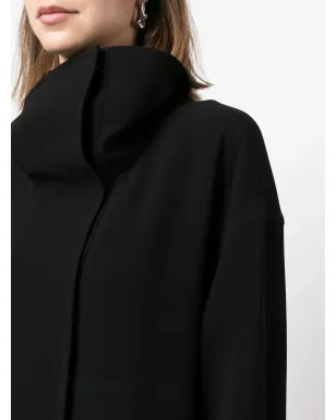 Alberto Biani ハイネック露出縫いトップス - Black - サムネイル5