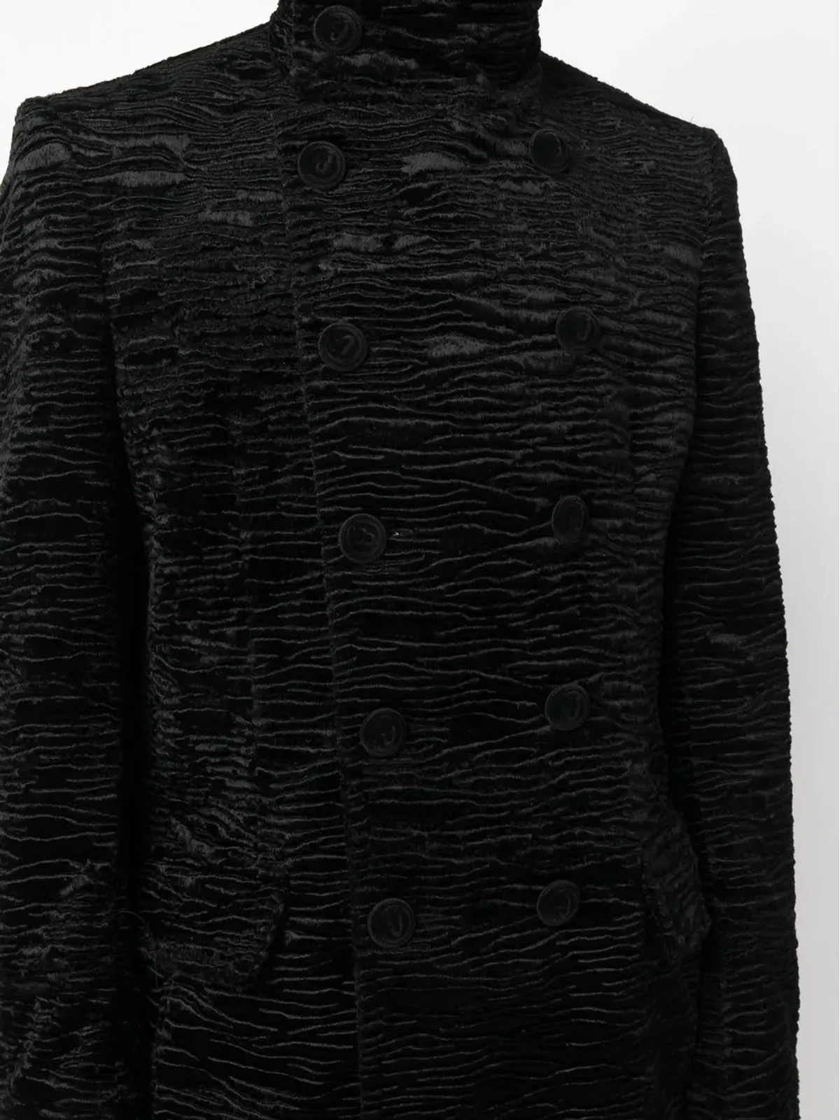 Balmain ダブルブレスト コート - 画像5