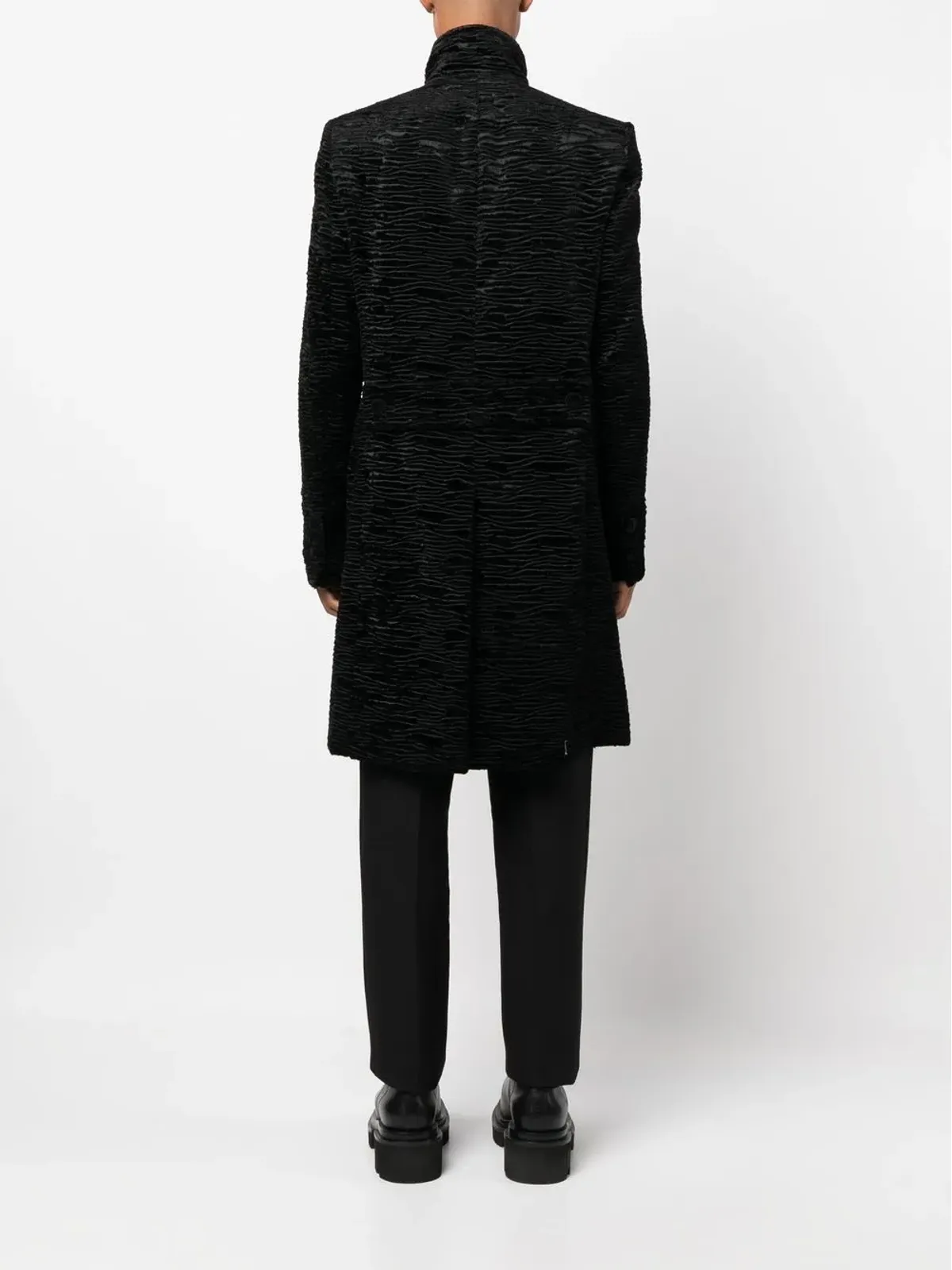 Balmain ダブルブレスト コート - 画像4