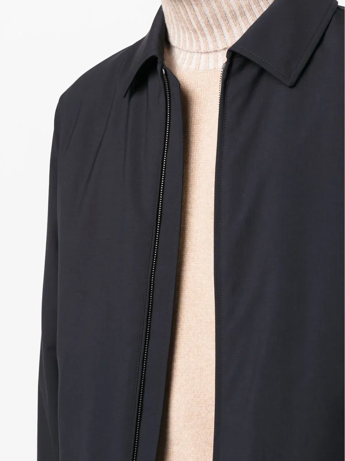 Zegna ジップフロント シャツジャケット - 画像5