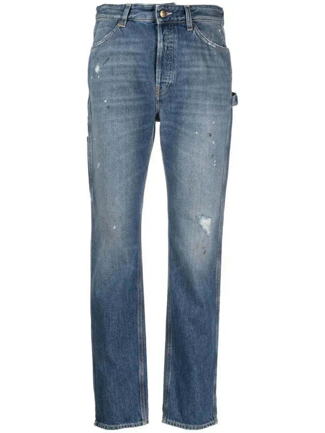 Washington Dee Cee Washington Dee Cee リップドディテール ストレートジーンズの商品画像