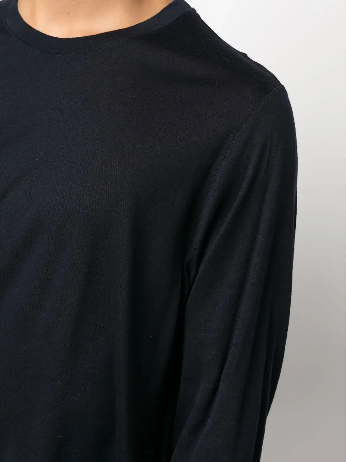 Zanone クルーネック バージンウール Tシャツ - 画像5