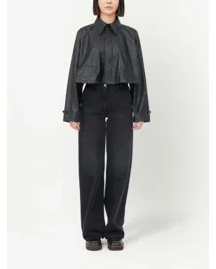 MM6 Maison Margiela クロップド トレンチコート - サムネイル2