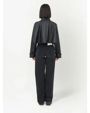 MM6 Maison Margiela クロップド トレンチコート - サムネイル4