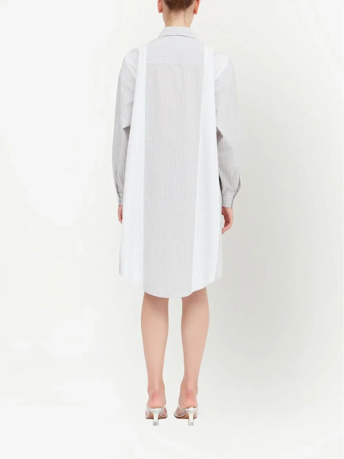 MM6 Maison Margiela ストライプシャツドレス - 画像4