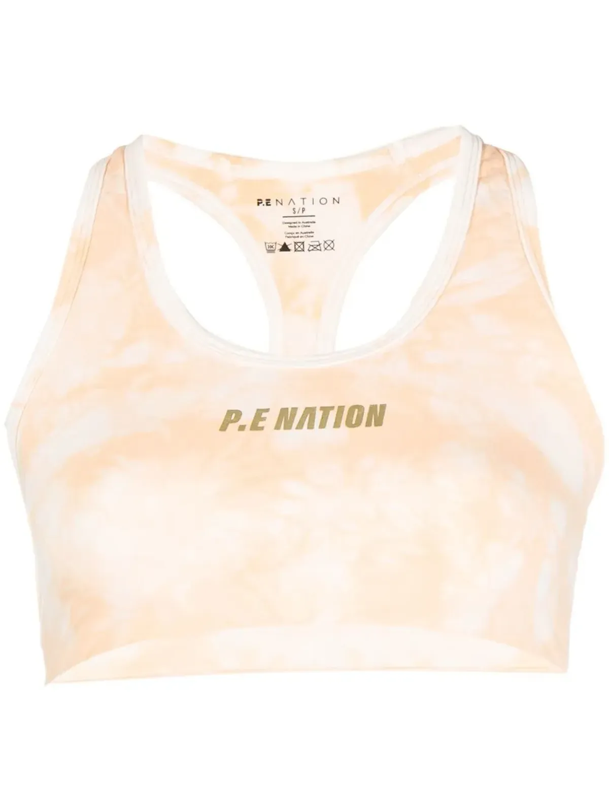 P.E Nation タイダイ柄スポーツブラ - 画像1