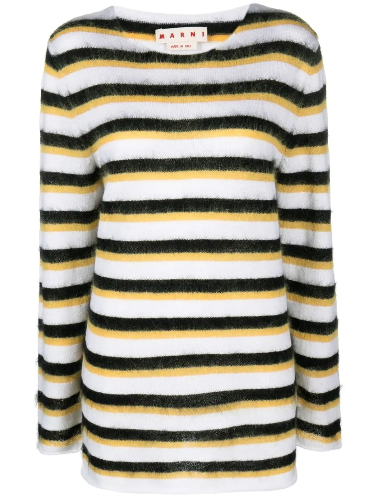 Marni ブラッシュドストライプのジャンパー - 画像1