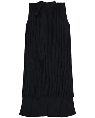 MM6 Maison Margiela レイヤードノースリーブドレス（ブラック） - サムネイル1