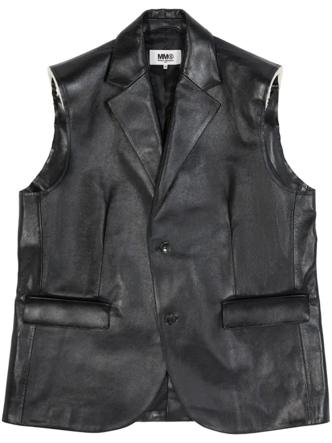 MM6 Maison Margiela MM6 Maison Margiela ノースリーブ レザー ジレの商品画像
