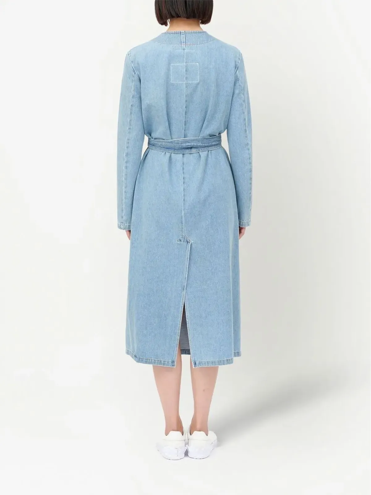 MM6 Maison Margiela ノーカラートレンチコート - 画像4