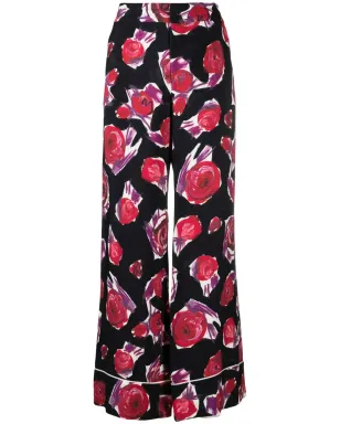 Marni 花柄プリントのワイドレッグパンツ - サムネイル1