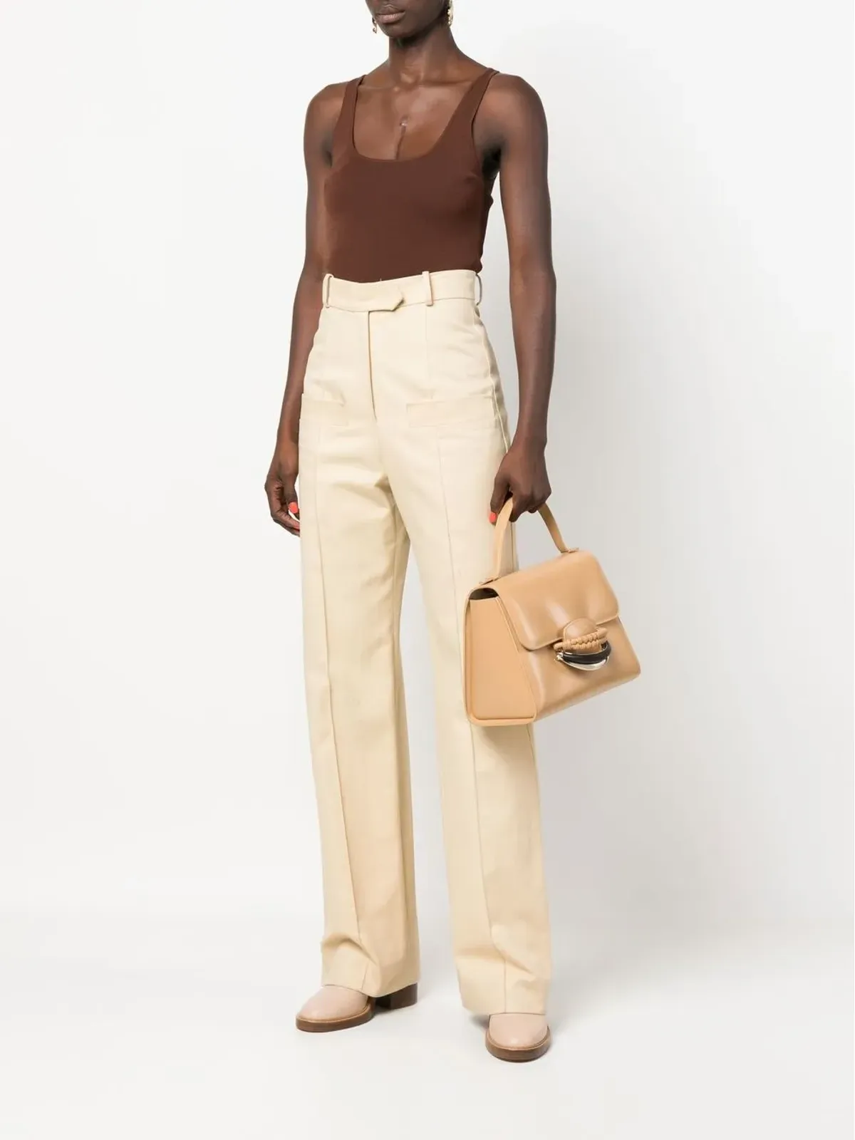 Chloé カティー レザー トートバッグ - 画像2