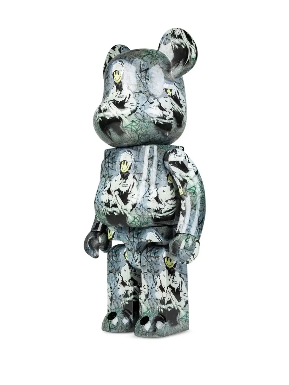 MEDICOM TOY Riot Cop BE@RBRICK figure - Grey - 画像3