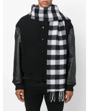Woolrich チェック柄フリンジエッジストール - サムネイル2