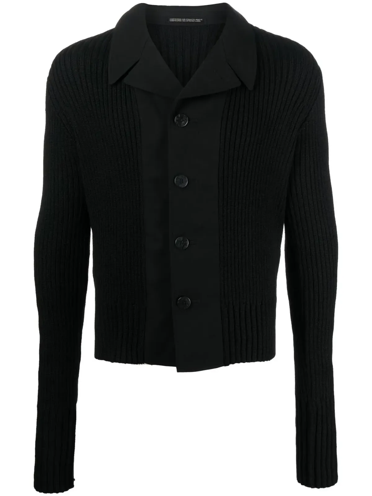 Yohji Yamamoto ブレザー風ウールカーディガン - 画像1