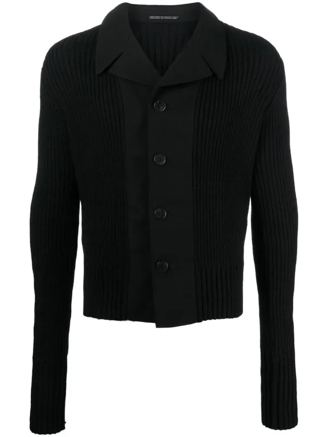 YOHJI YAMAMOTO Yohji Yamamoto ブレザー風ウールカーディガンの商品画像