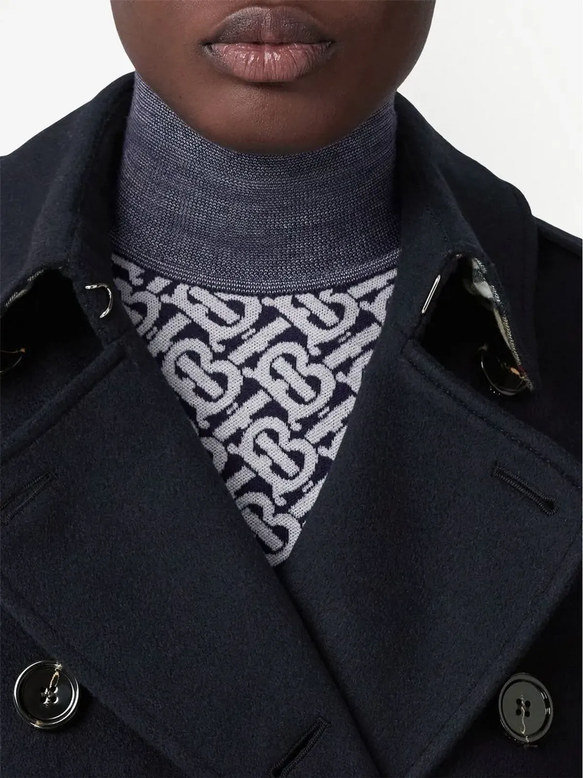 Burberry Kensington カシミヤ トレンチコート - 画像5
