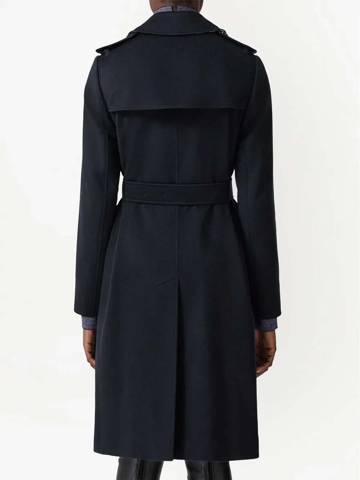 Burberry Kensington カシミヤ トレンチコート - 画像4
