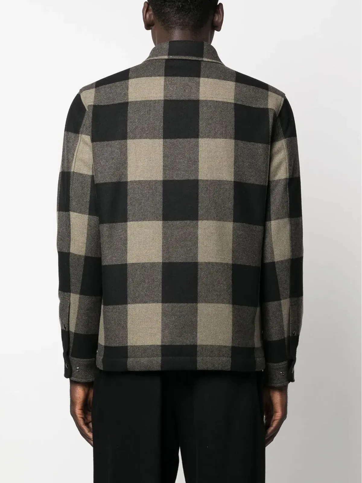 Woolrich チェック柄キルティングシャツジャケット - 画像4