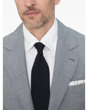 Brunello Cucinelli ロング細編みネクタイ - ブルー - サムネイル4