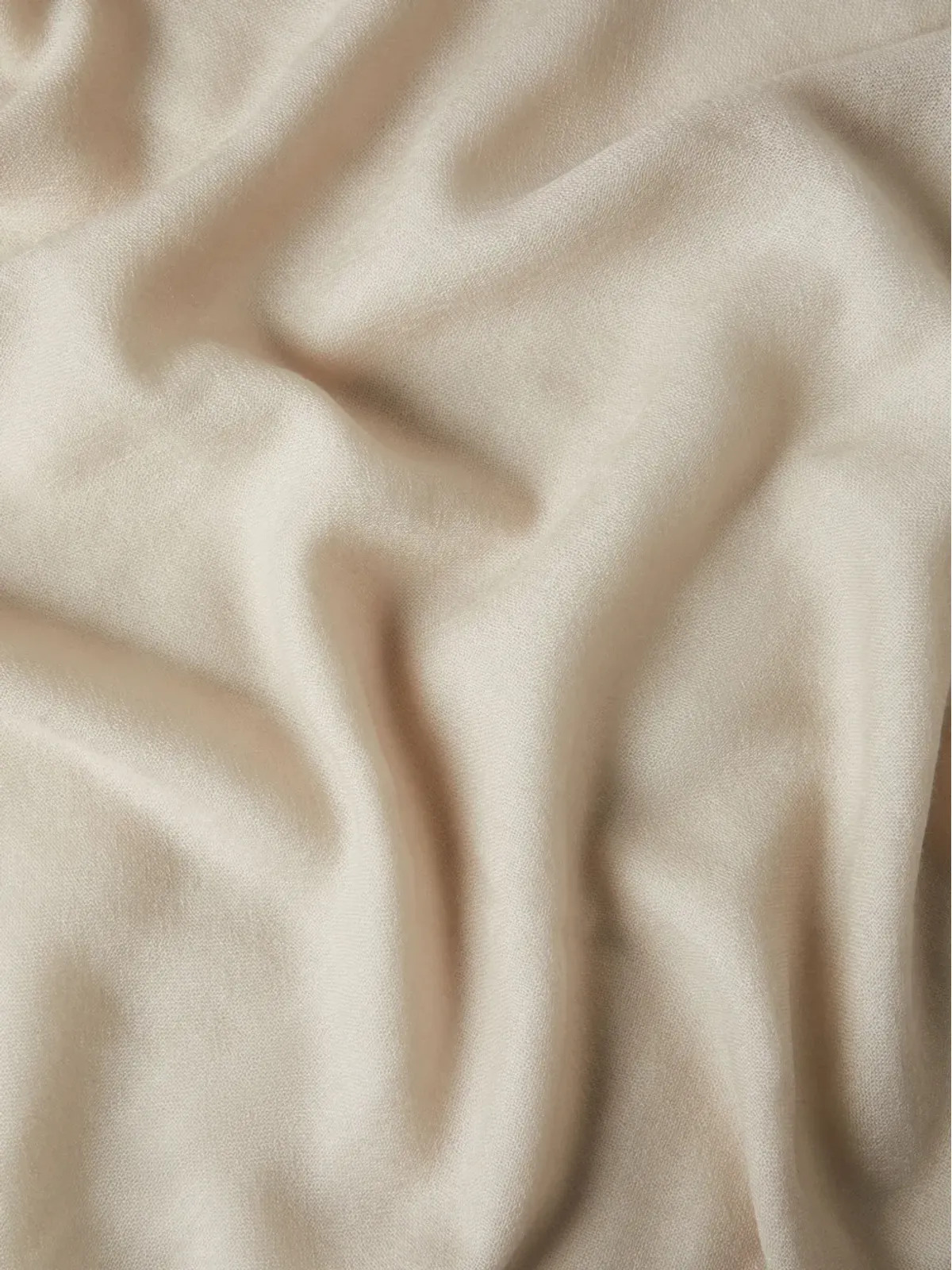 Brunello Cucinelli ファインニット フリンジスカーフ - 画像4