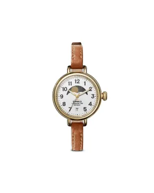 Shinola バーディー ムーンフェイズ ホワイト - サムネイル1