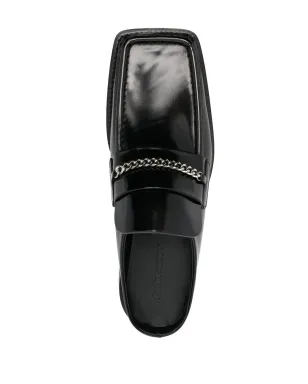 Martine Rose チェーンディテール 30mm ローファー ブラック - サムネイル4